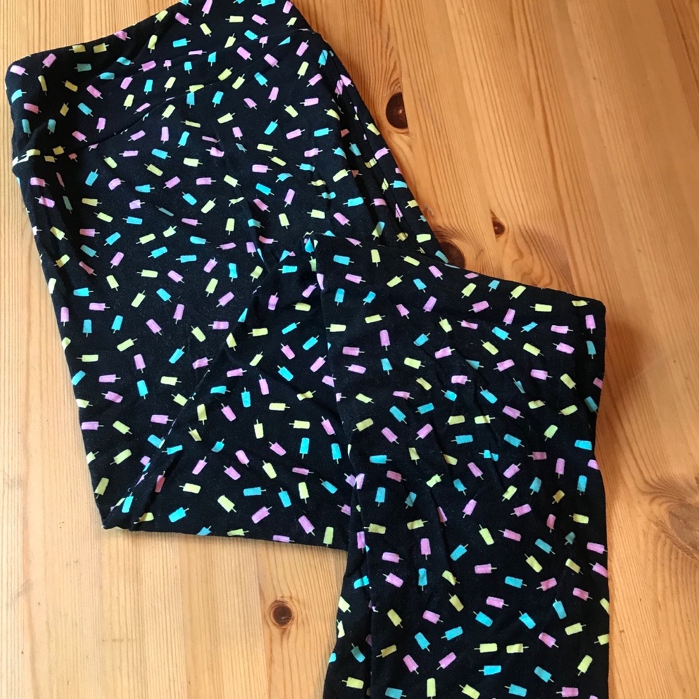 Lularoe TC Leggings ice cream popsicles